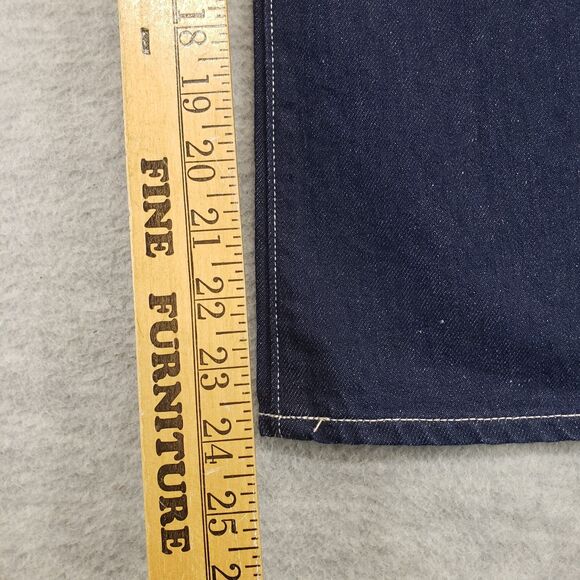New! Levis Made & Crafted Cropped Flare Jeans Womens 30x24 Blue Cottonized Hemp - Picture 6 of 10